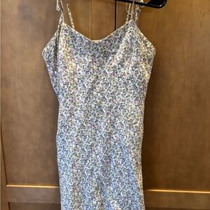Floral Spaghetti Strap mini Dress